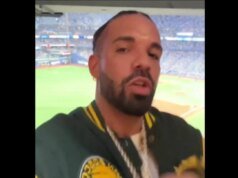Los fanáticos de los Blue Jays no estaban contentos de ver a Drake en el Juego 1 de la Serie Mundial