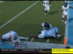 UNC está a centímetros del puesto 16 de Virginia OT, molesto después de la valiente llamada de Bill Belichick