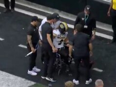 El mariscal de campo de Missouri, Beau Prybula, abandonó el partido de Vanderbilt en silla de ruedas