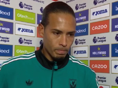 Virgil van Dijk envía una advertencia de cuatro palabras a sus compañeros del Liverpool