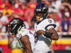 La actualización de la lesión de Lamar Jackson afecta las probabilidades de Ravens vs. Dolphins para la Semana 9 de la NFL