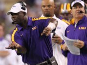 El entrenador interino de LSU, Brian Kelly, tuvo un mensaje contundente después de asumir el cargo