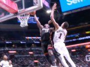 Bam Adebayo posterizó a Victor Wembanyama tras decirle a la prensa que no era tan alto