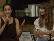 La amiga universitaria de Meghan Markle, Courtney Adamo, cierra el ‘intercambio incómodo’ entre la pareja en un evento en una librería, mientras agradece a la duquesa por ‘apoyarme’