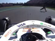 Impactante momento Liam Lawson evitó atropellar a un azafato que cruzó corriendo la pista durante su vuelta en el GP de México: ‘¡Podría haberlo matado!’