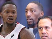 Erik Spoelstra y Bam Adebayo apoyan a Terry Rozier después del arresto por juego