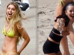 La braguita del bikini de Bella Podaras casi se cae durante el rodaje de la escena de ‘Euphoria’