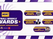 El MEAC anunció los honores semanales del fútbol: Atkins IV y Dollard de SCSU ganan los mejores premios