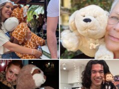 ¡Las estrellas se están poniendo acogedoras con los animales de peluche para el Día Nacional de los Amantes de los Animales de Peluche!