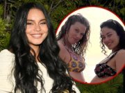 Vanessa Hudgens presume su panza en bikini