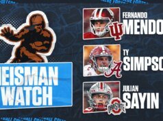 Reloj Heisman 2025: Fernando Mendoza lidera; Ty Simpson y Julian Sign le siguen de cerca