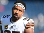 Myles Garrett estableció un récord de los Browns en una decepcionante derrota ante los Patriots