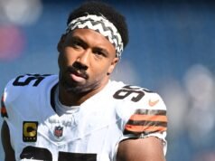 Myles Garrett estableció un récord de los Browns en una decepcionante derrota ante los Patriots