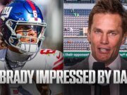 Tom Brady: el novato de los Giants, Jackson Dart, tiene ‘todos los rasgos de QB1 que busco’