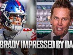 Tom Brady: el novato de los Giants, Jackson Dart, tiene ‘todos los rasgos de QB1 que busco’