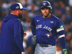 George Springer abandonó el Juego 3 de la Serie Mundial con una aparente conmoción cerebral
