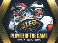 Jalen Hurts disfruta de la adversidad reciente para ganar el premio al jugador del juego de LFG en Eagles Win