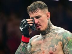 Tom Aspinall no podrá continuar tras perforar ambos ojos a Cyril Gann en el evento estelar de UFC