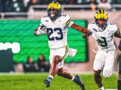 Victoria No. 25 de Michigan para más de 200 yardas contra Michigan State