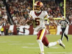 Jayden Daniels queda fuera de los Commander-Seahawks tras una lesión en el último cuarto