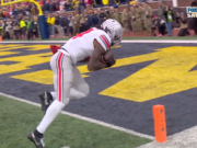 La controvertida captura de touchdown del WR Jeremiah Smith de Ohio State hace que los fanáticos la cuestionen