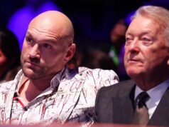 La esposa de Tyson Fury, Paris, y el errático padre John, lo instan a no volver a pelear con el dúo acusado de poner en peligro la mega pelea con Anthony Joshua: ‘No puedes pelear contra nadie’