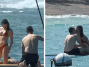 Margaret Qualley y Jack Antonoff lucen sus cuerpos desgarrados en la playa en Hawaii