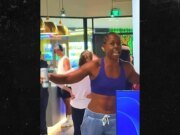 La cantante Tish Hyman dice que la expulsaron del Gold’s Gym por quejarse de los hombres en el vestuario de mujeres.