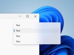 El desenfoque acrílico aparece en cada esquina, lo que hace que las aplicaciones web se sientan más nativas