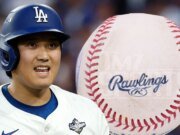 Jonrón de Shohei Ohtani en el histórico bloque de subasta de NLCS Gm 4