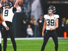 Cam Little de los Jaguars estableció un nuevo récord de la NFL con un gol de campo de 68 yardas