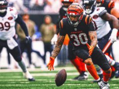 El corredor de los Bengals, Chase Brown, llama a la defensa después de la derrota ante los Bears: ‘¿Qué carajo—‘