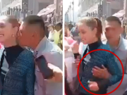 La presidenta mexicana Claudia Scheinbaum presuntamente es asaltada por un hombre en video