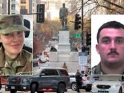 El fútbol de Virginia Occidental rinde homenaje a los soldados de la Guardia Nacional baleados en DC