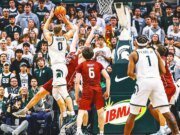 Jackson Koehler anota 16 puntos de 22 en la victoria de Michigan State por 80-69 sobre Colgate
