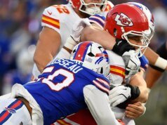 Josh Allen anotó 3 touchdowns en la victoria de los Bills