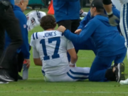 Daniel Jones tuvo la reacción más triste tras sufrir lesión en el tendón de Aquiles ante los Jaguars
