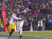 Los fanáticos no estaban comprando la explicación inestable del analista de reglas de por qué a los Ravens les robaron un TD.