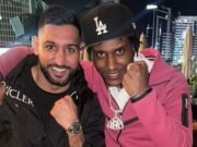 El rapero encarcelado por su papel en la brutal guerra de pandillas, hace alarde de un estilo de vida lujoso y sale con Aamir Khan en Dubai, días después de ser deportado de Gran Bretaña a Jamaica.