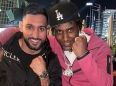 El rapero encarcelado por su papel en la brutal guerra de pandillas, hace alarde de un estilo de vida lujoso y sale con Aamir Khan en Dubai, días después de ser deportado de Gran Bretaña a Jamaica.