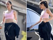 Ana De Armas hace alarde de abdominales tonificados en una blusa reveladora de camino al gimnasio