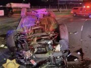 Mujer de 21 años alcanza 130 mph en persecución policial en la autopista 101 que termina en accidente por volcadura y arresto – The Mercury News