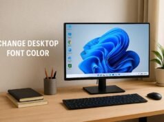 Cómo cambiar el color de fuente del escritorio en Windows 11