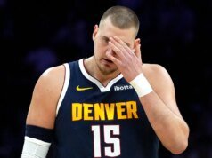 NBA News: La estrella de los Nuggets, Nikola Jokic, parece tener una rodilla lesionada contra el Miami Heat