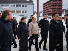 La primera ministra danesa, Mette Frederiksen, visitó Groenlandia