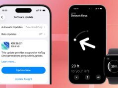 La actualización iOS 26.2.1 de Apple para iPhone agrega soporte para AirTags de segunda generación más precisos