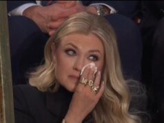 El presidente Trump honra a Charlie Kirk en el Estado de la Unión, Erica Sean llorando