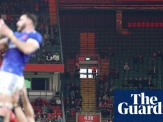 Los fanáticos de Swansea Ospreys decepcionaron a Gales en el rugby galés