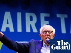 Bernie Sanders protesta contra la ‘codicia’ multimillonaria en medio de la guerra fiscal de California | Bernie Sanders