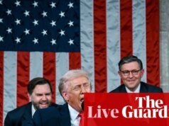 Irán acusa a Estados Unidos de difundir una ‘gran mentira’ después del discurso sobre el Estado de la Unión de Trump – US Politics Live | Dirección sindical del estado.